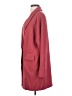St. John Burgundy Wool Coat Size 4 - photo 5