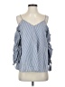 Belle + Sky Blue 3/4 Sleeve Blouse Size S - photo 1
