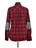 Empyre Plaid Red Long Sleeve Button-Down Shirt Size M - photo 2
