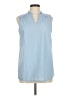 Kim Rogers Blue Sleeveless Blouse Size M - photo 1