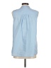 Kim Rogers Blue Sleeveless Blouse Size M - photo 2