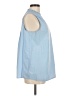 Kim Rogers Blue Sleeveless Blouse Size M - photo 4