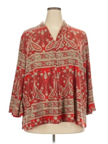 Weekend Suzanne Betro 3/4 Sleeve Blouse (view 1)
