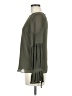 Naked Zebra 100% Polyester Green Long Sleeve Blouse Size M - photo 5