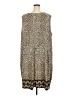 Catherines Animal Print Tan Casual Dress Size 5X - photo 2