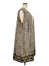 Catherines Animal Print Tan Casual Dress Size 5X - photo 4