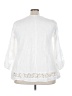 Unbranded White 3/4 Sleeve Blouse Size 5X - photo 2