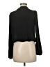 Mi ami 100% Polyester Black Long Sleeve Blouse Size M - photo 2