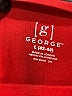 George Solid Red Short Sleeve T-Shirt Size L - photo 7