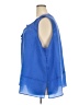Ryan Wythe 100% Polyester Blue Sleeveless Blouse Size 4X - photo 5