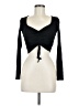 Zara Black Long Sleeve Top Size M - photo 1