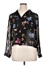 T Tahari 100% Polyester Floral Black 3/4 Sleeve Blouse Size XL - photo 1