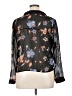 T Tahari 100% Polyester Floral Black 3/4 Sleeve Blouse Size XL - photo 2