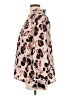 ELOQUII 100% Polyester Animal Print Brown Long Sleeve Blouse Size 14 - photo 5