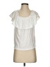 Current/Elliott 100% Cotton Ivory Short Sleeve Top Size XS (0) - photo 1