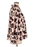 ELOQUII 100% Polyester Animal Print Brown Long Sleeve Blouse Size 14 - photo 4