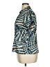 Apt. 9 Houndstooth Blue Short Sleeve Blouse Size XL (petite) - photo 5