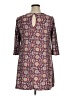 Unbranded Burgundy 3/4 Sleeve Blouse Size XL - photo 2