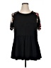 Acting Pro Black Short Sleeve Top Size 1X - photo 1