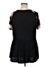 Acting Pro Black Short Sleeve Top Size 1X - photo 2