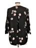 Daniel Rainn 100% Polyester Black 3/4 Sleeve Blouse Size L (petite) - photo 2
