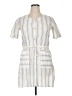 Unbranded Stripes Ivory Casual Dress Size XL (estimated) - photo 1