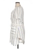 Unbranded Stripes Ivory Casual Dress Size XL (estimated) - photo 5