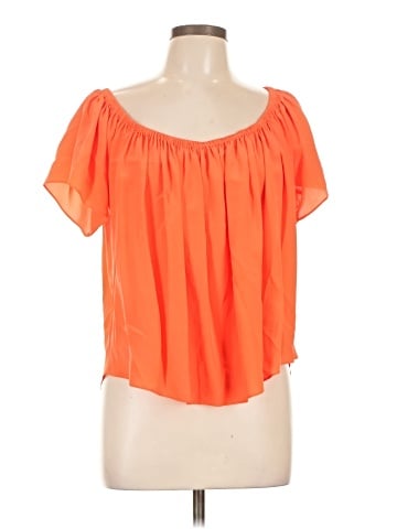 Townsen Short Sleeve Silk Top (view 1)