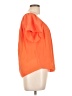 Townsen 100% Silk Orange Short Sleeve Silk Top Size L - photo 4