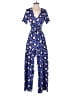 ASOS Print Blue Jumpsuit Size 2 - photo 1