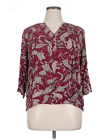 Fun2Fun 3/4 Sleeve Blouse (view 1)