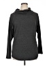 Joan Vass Gray Turtleneck Sweater Size XL - photo 1