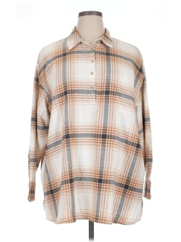 Old Navy 3/4 Sleeve Button-Down Shirt (view 1)