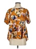 Assorted Brands Orange Short Sleeve Blouse Size 4 (estimated) - photo 1
