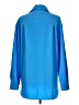 Unbranded Color Block Blue Long Sleeve Blouse Size L (estimated) - photo 2