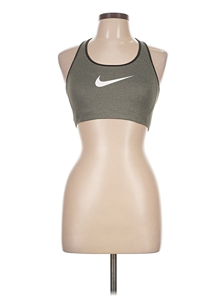 Pre-owned Nike Sports Bra In Silver