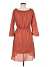 Ali & Jay 100% Polyester Solid Orange Casual Dress Size M - photo 2