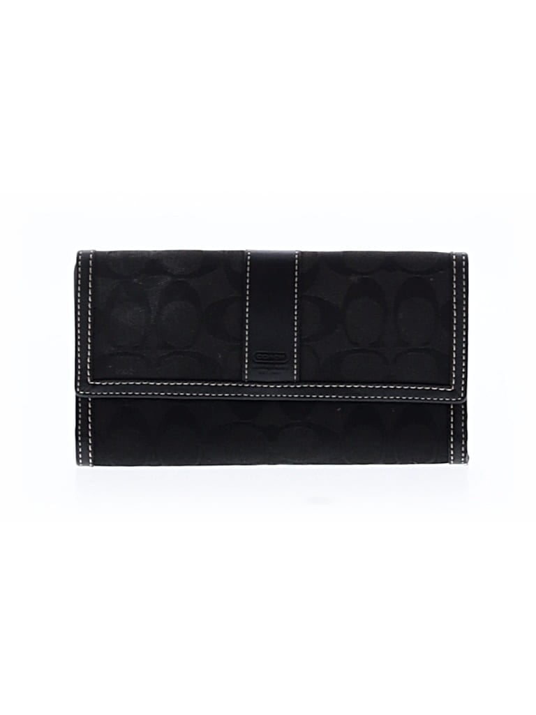 Pre-owned Coach Wallet In Black