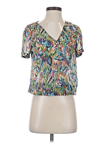 Zara Basic Short Sleeve Blouse (view 1)