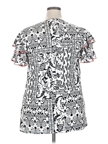 Haptics Short Sleeve Blouse (view 2)
