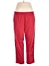 Assorted Brands 100% Cotton Solid Red Casual Pants Size L - photo 1