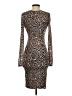 Unbranded Animal Print Brown Cocktail Dress Size XS (estimated) - photo 2