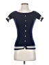 FRAME Blue Short Sleeve Top Size XS - photo 1