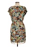 Tulle 100% Polyester Print Green Casual Dress Size L - photo 2