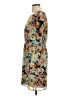 Tulle 100% Polyester Print Green Casual Dress Size L - photo 5