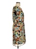 Tulle 100% Polyester Print Green Casual Dress Size L - photo 4