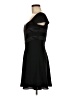 Ann Taylor 100% Polyester Chevron-herringbone Black Cocktail Dress Size 6 - photo 5