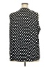 Assorted Brands Polka Dots Black Sleeveless Blouse Size 3X - photo 2