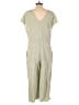 Cloth & Stone Solid Green Jumpsuit Size L - photo 2