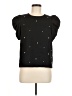 Shein 100% Polyester Black Short Sleeve Blouse Size 6 - photo 1